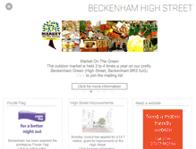 Tablet Screenshot of beckenhamhighstreet.co.uk
